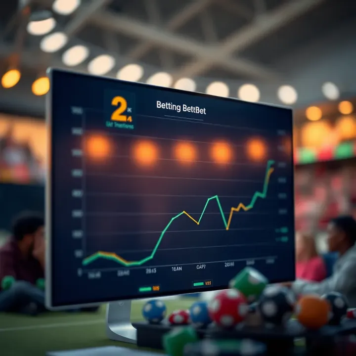 Graph depicting betting strategies and outcomes for Nigerian online bettors