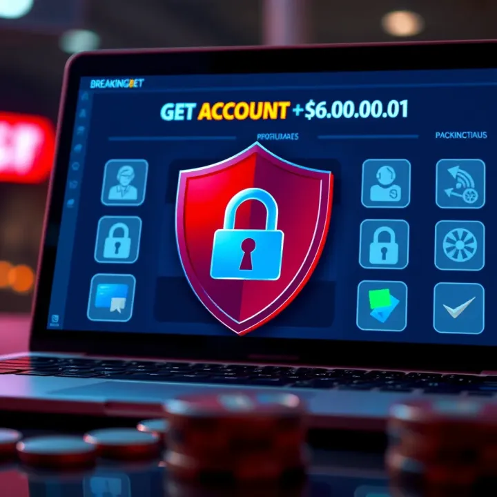 Ensuring Account Security and Managing Payment Options Illustration of secure online account with authentication shield and payment icons