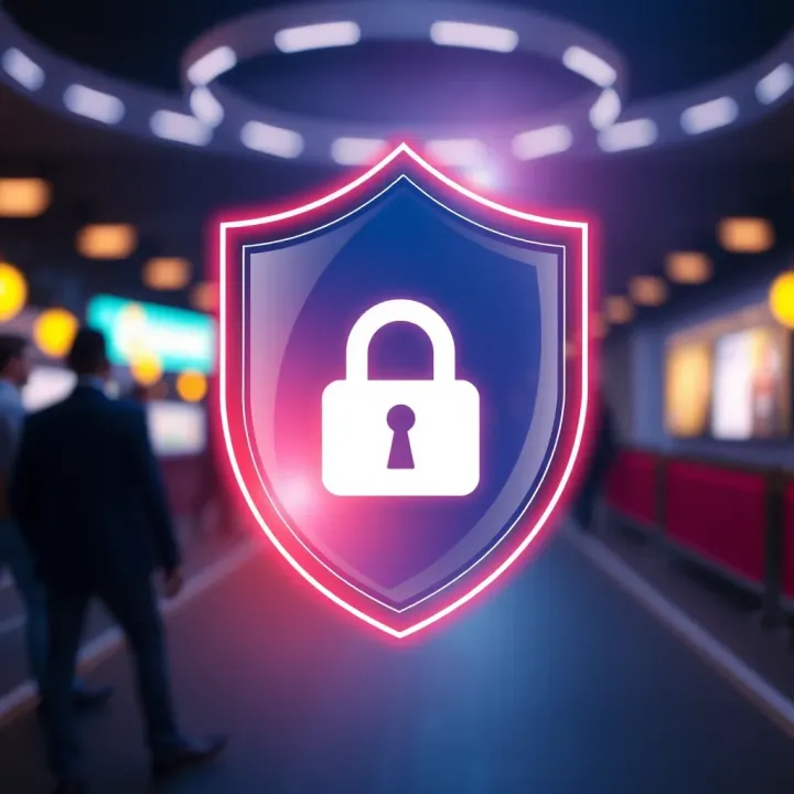 Ensuring Safe and Secure Access to BreakingBet Security shield icon with a lock symbol representing account protection for online betting users