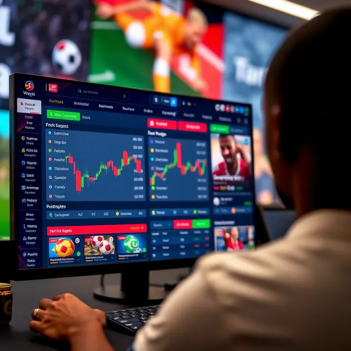 User interface showing diverse sports betting markets available on BreakingBet BJ platform