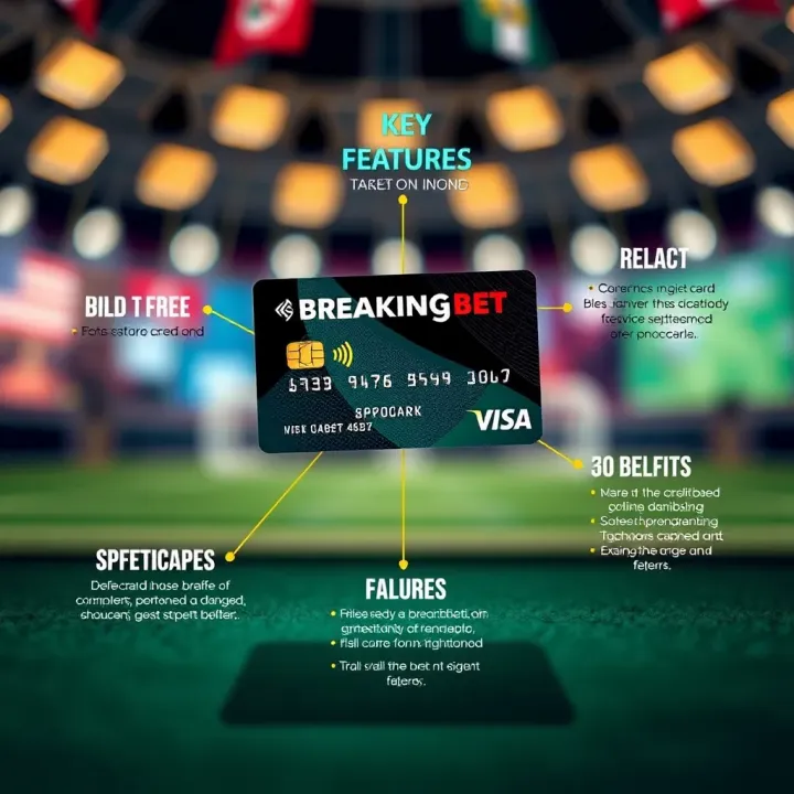 Key Features and Benefits of BreakingBet Credit Card in Nigeria Diagram showing features and benefits of BreakingBet credit card for Nigerian users