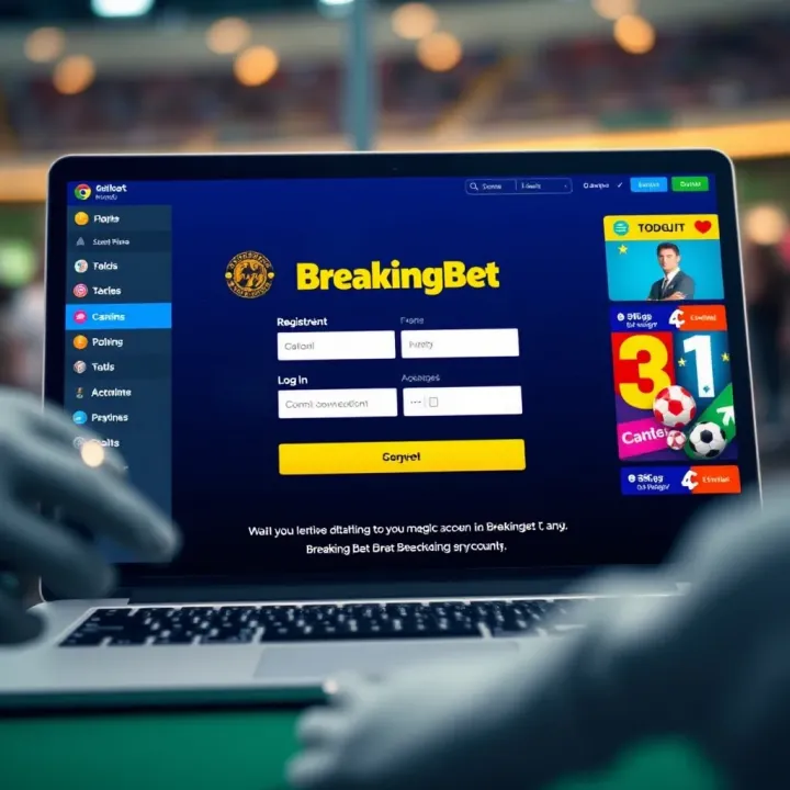 How to Sign Up and Log In to BreakingBet Nigeria