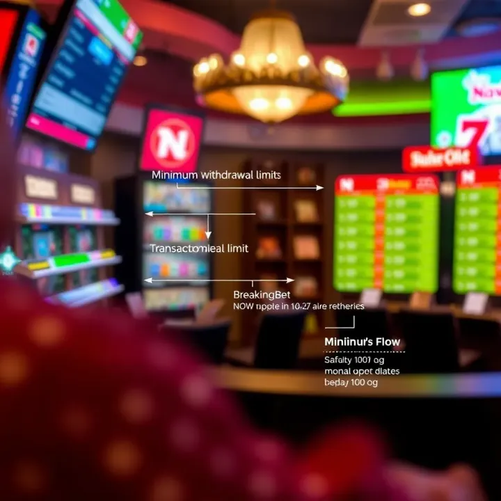 Diagram depicting minimum withdrawal limits and transaction flow on BreakingBet via OPay