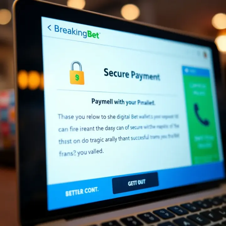 Secure digital wallet interface with confirmation of successful transaction