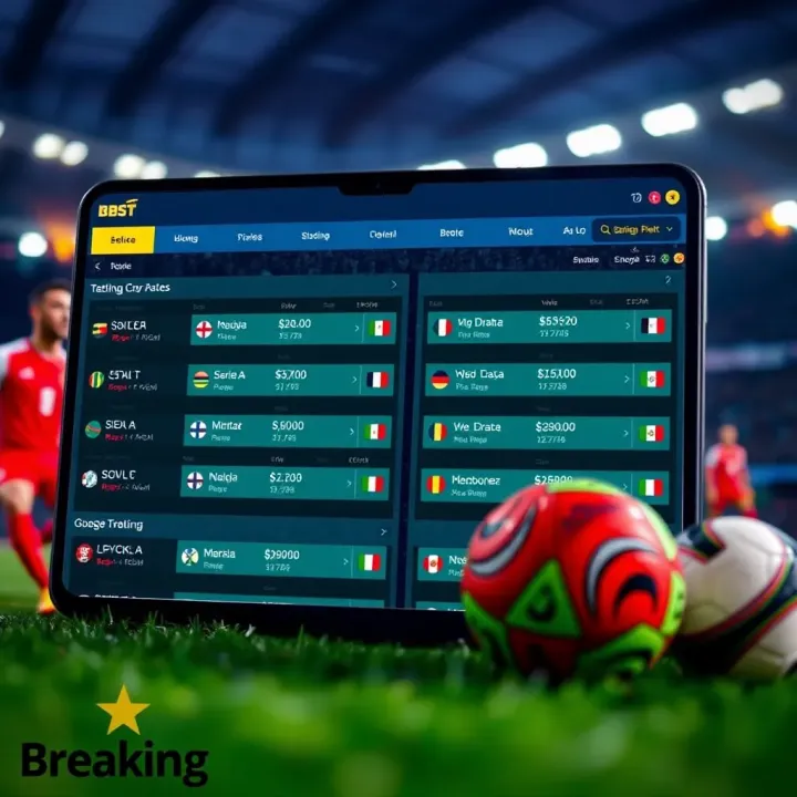 Display of online betting options and strategies optimized for Nigerian football bettors on BreakingBet platform