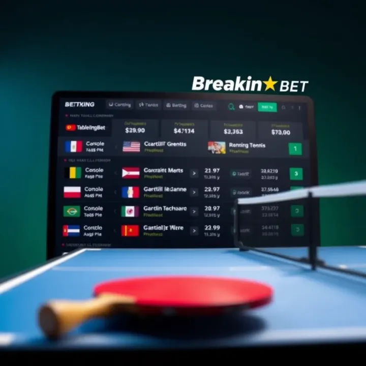 BreakingBet Table Tennis Betting Guide for Nigerian Punters BreakingBet Table Tennis Betting Guide for Nigerian Punters