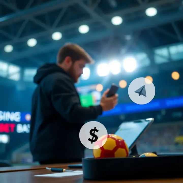 Graphic showing tips for verifying booking codes and safely navigating betting groups on Telegram