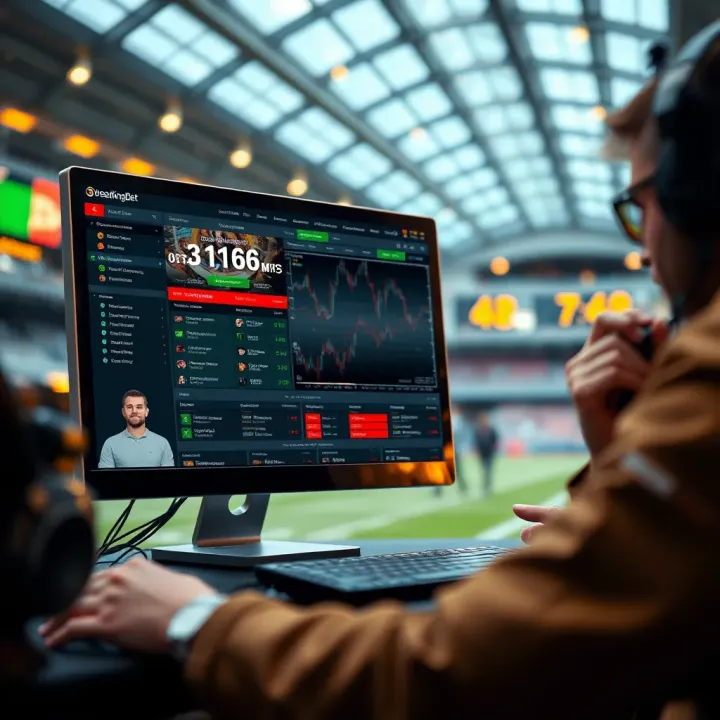 Illustration of technology tools aiding pattern recognition in online betting