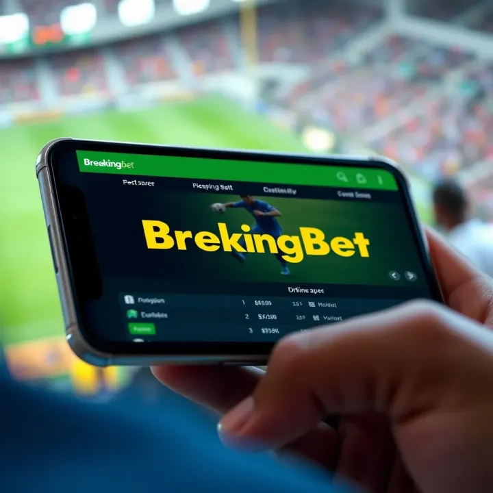 Modern mobile screen displaying BreakingBet's updated platform featuring enhanced usability and adaptive design for Nigerian networks