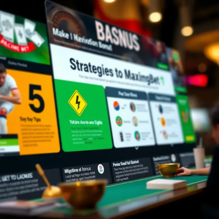 Strategies to Maximize BreakingBet Bonus Benefits Visual guide showing tips to maximize bonus benefits while fulfilling rollover requirements