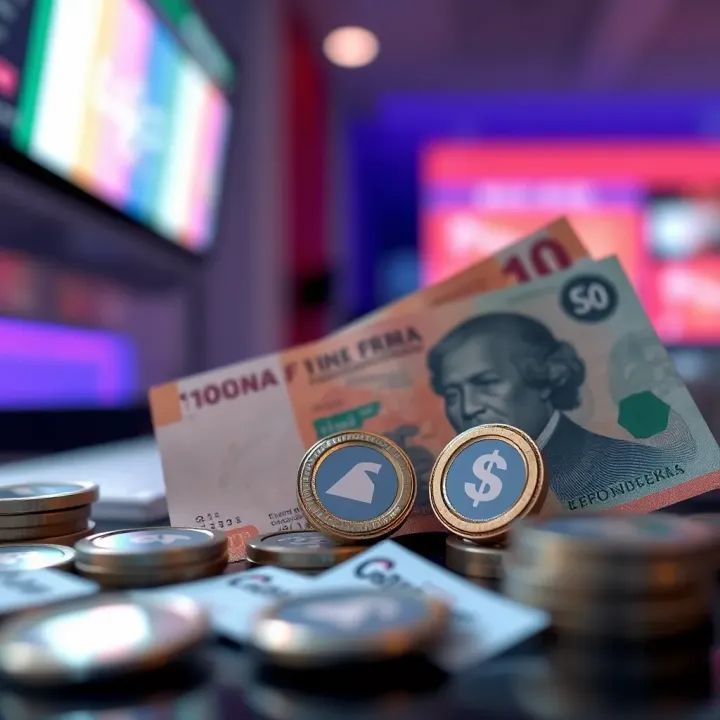 Visual representation of Nigerian currency notes alongside various digital payment icons highlighting fee-free deposit options