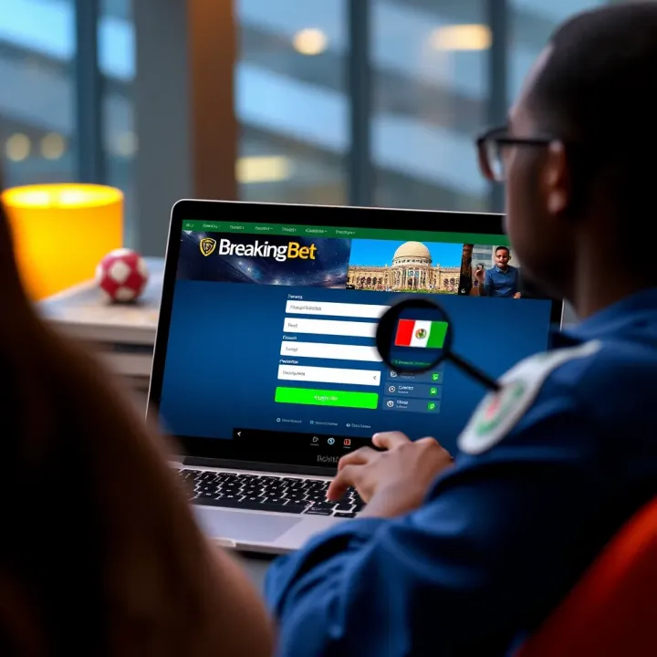 User completing an online registration form on a laptop screen