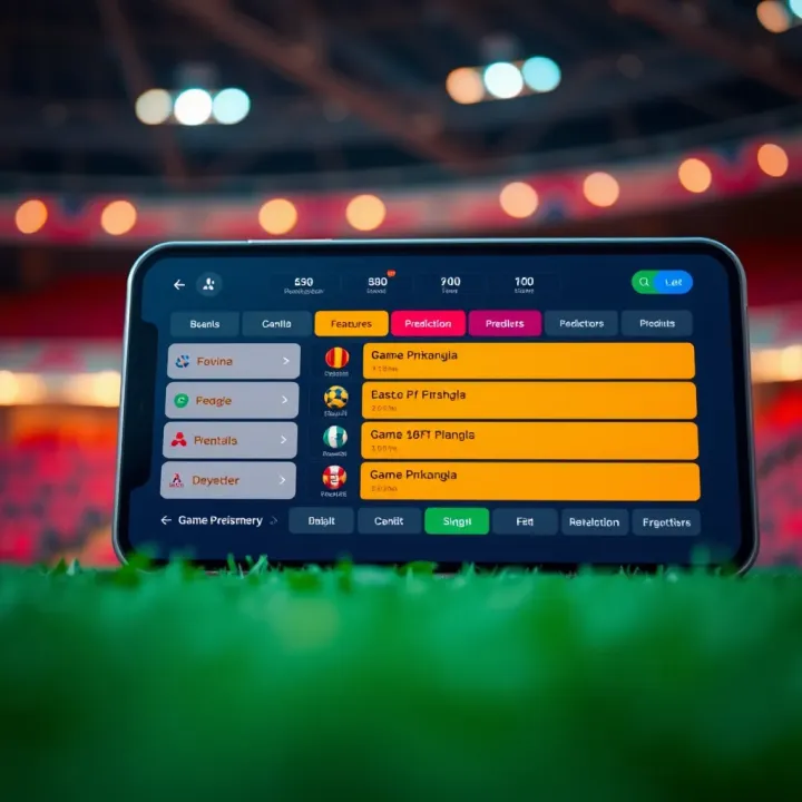 User interface of Aviator predictor app displaying game outcome predictions and interactive controls