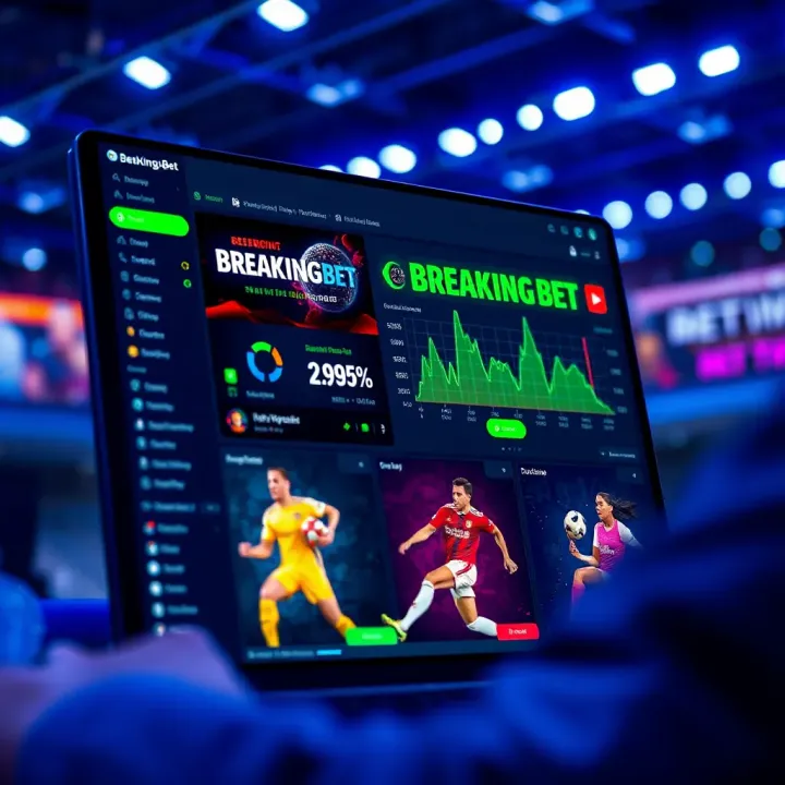 Interface displaying diverse betting markets and user-friendly features on Livs BreakingBet for Nigerian bettors