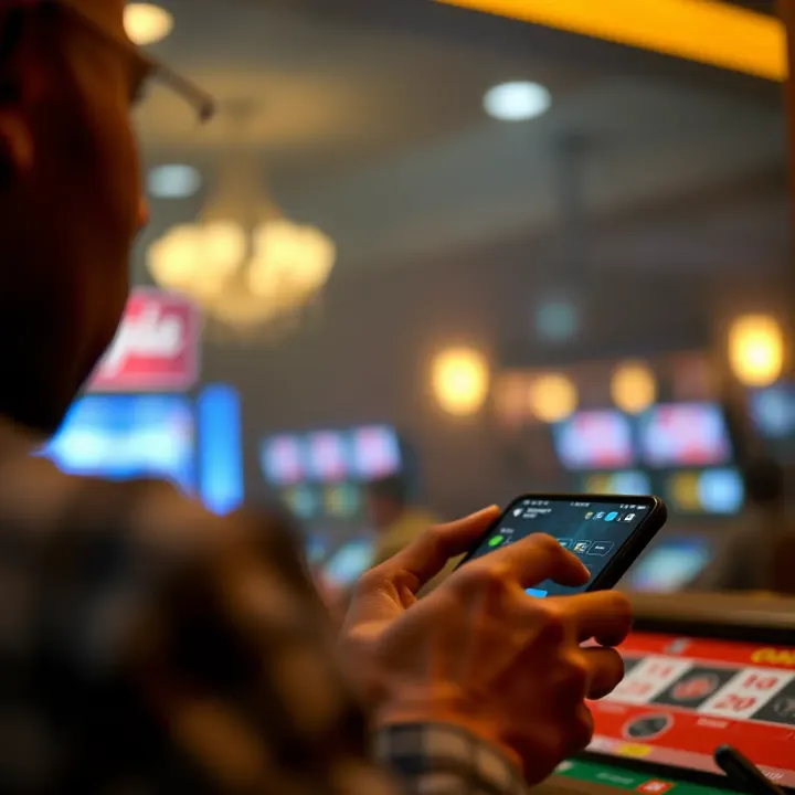 Conceptual representation of a person restricting access to online gambling platforms on a digital device