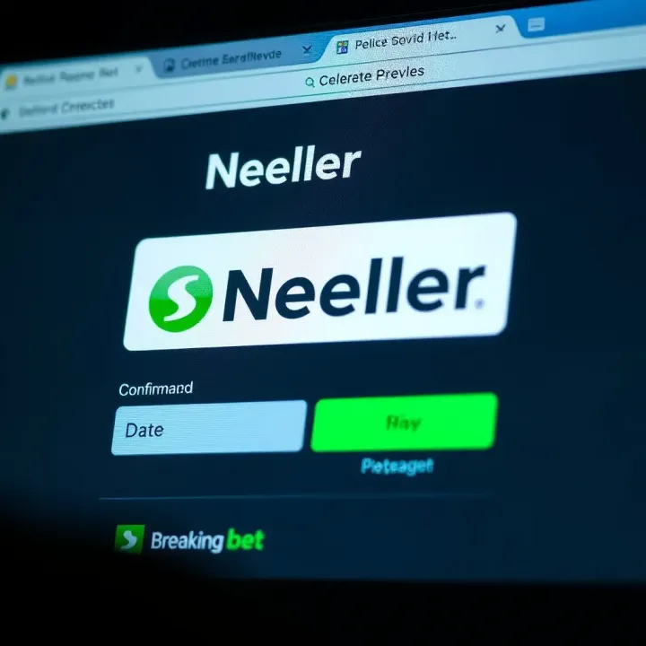 Secure online transaction confirmation screen with Neteller logo and Nigerian Naira symbol